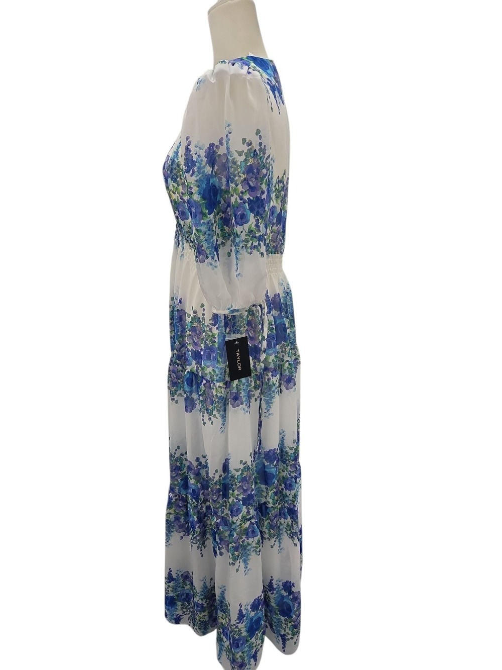 Taylor Summer Floral NwT Flowy Boho Dress 8 - Picture 8 of 13